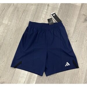 Adidas Men's Heat Ready D4T 7" Mesh Training Shorts Navy Blue Size XS NWT